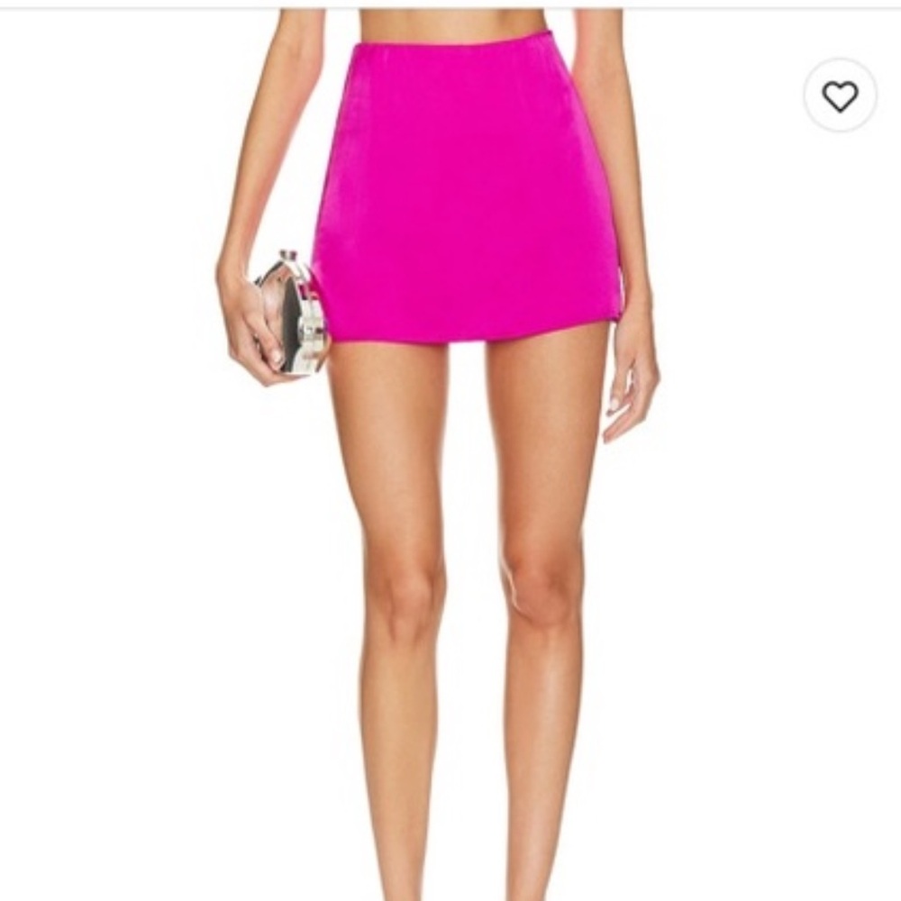 Show Me Your MuMu Hot Pink Mini Skirt